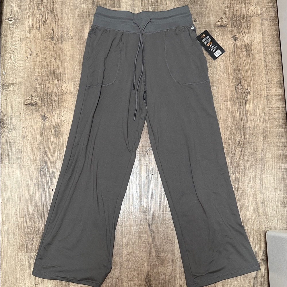 CAI Women's Gray Wide-Leg Pants